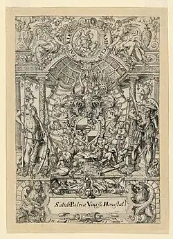 Wappen der Pfinzing, von Matthias Zündt, 1569