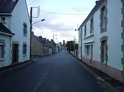 Hauptstraße in Priziac