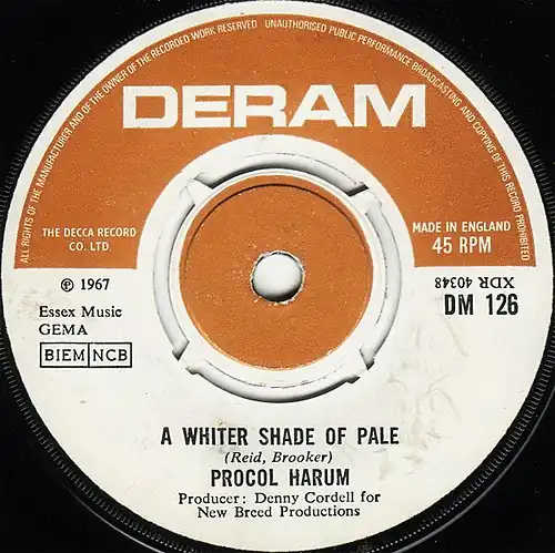 Procol Harum - A Whiter Shade of Pale