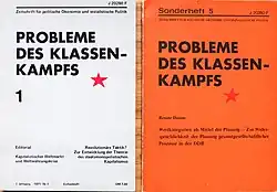 Erste Ausgabe und Sondernummer der Prokla