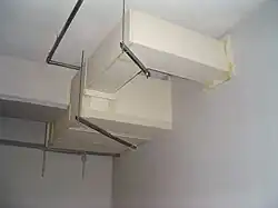 Verkleidung für Kabelkanal zum Funktionserhalt der Leitungen im Brandfall.