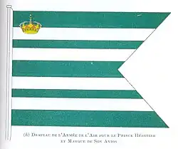 Standarte des Kronprinzen für Flugzeuge, 1922 bis 1953