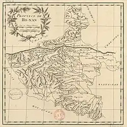 Description de la Chine. Band 1, S. 192, 1735, Province de Ho-Nan (gravé par F. Baillieul l'ainé)