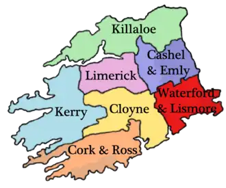 Karte der Kirchenprovinz {{{Kirchenprovinz}}}