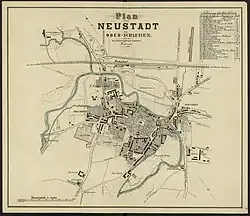 Stadtplan aus dem Jahr 1890