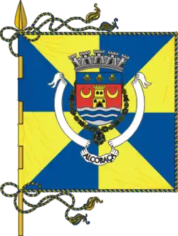 Flagge des Concelhos Alcobaça
