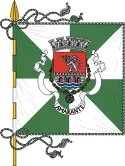Flagge des Concelhos Amarante