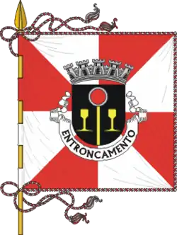 Flagge von Entroncamento