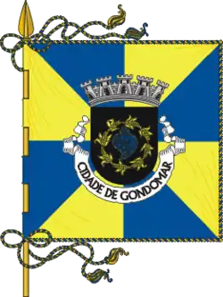 Flagge des Concelhos Gondomar