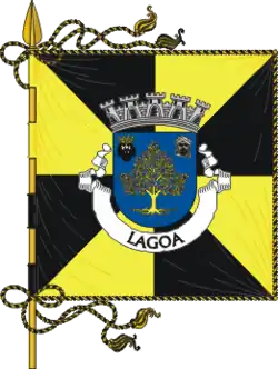 Flagge des Concelhos Lagoa