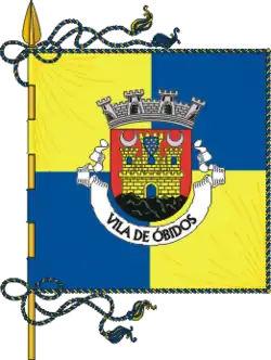 Flagge des Concelhos Óbidos