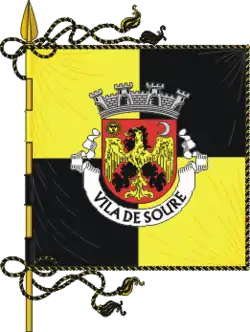 Flagge des Concelhos Soure
