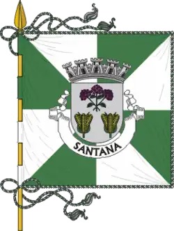 Flagge des Concelhos Santana