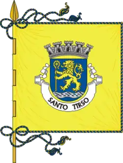 Flagge des Concelhos Santo Tirso