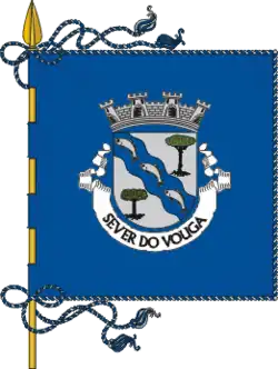 Flagge des Concelhos Sever do Vouga