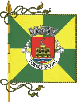 Flagge des Concelhos Torres Novas