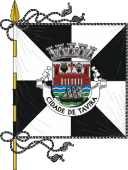 Flagge des Concelhos Tavira