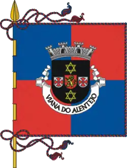 Flagge des Concelhos Viana do Alentejo