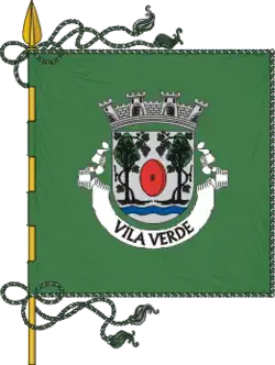 Flagge des Concelhos Vila Verde