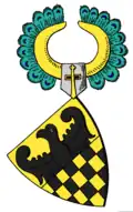 Altes Stammwappen nach dem Siegel des Ritters Johannes von Putbus von 1337