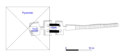 Plan der Pyramide N7