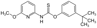 Strukturformel von Pyributicarb