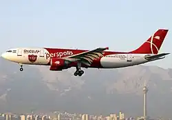 Airbus A300-600R der Qeshm Air