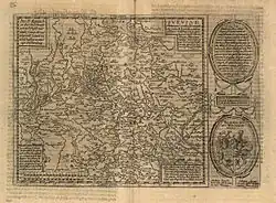 Historische Karte von 1600