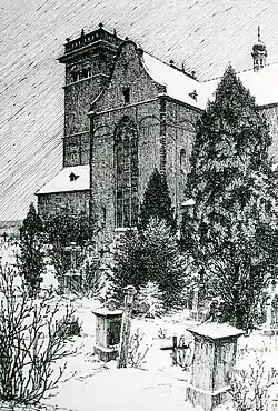 Matthiasbasilika von Norden (1916), 261 mm × 174 mm