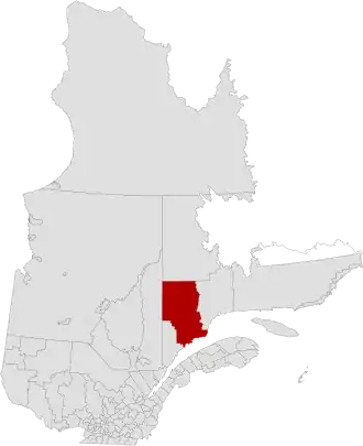 Lage der MRC Manicouagan