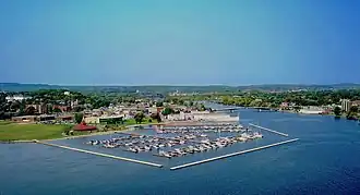 Mündung des Trent River in die Bay of Quinte