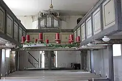 Orgel der Kirche in Röcken
