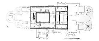 Rekonstruktion eines Forums aufgrund der Grabungsbefunde von 1906/07 unter dem Dom