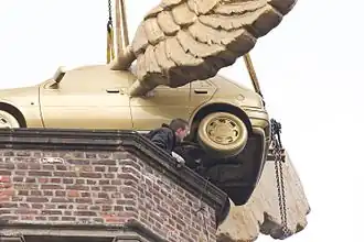 Überwachung auf der Turmspitze