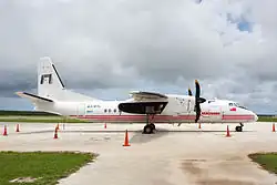 Ehemalige Xi’an MA60 der Real Tonga Airlines