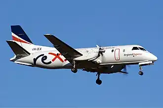 Saab 340 der Regional Express Airlines.