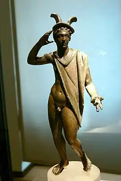 Merkurstatuette aus dem Schatzfund von Weißenburg