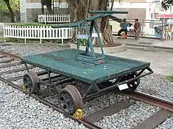 Handbetriebene Inspektionsdraisine