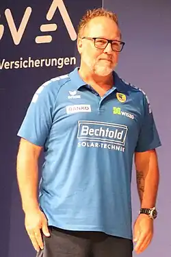 Holger Löhr bei der Saisoneröffnung der Rhein-Neckar Löwen 2024