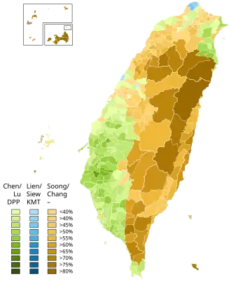 Mehrheiten nach Stadt- und Landgemeinden