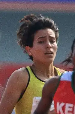 Rababe Arafi – später auch Vierte über 800 Meter – kam auf Rang neun