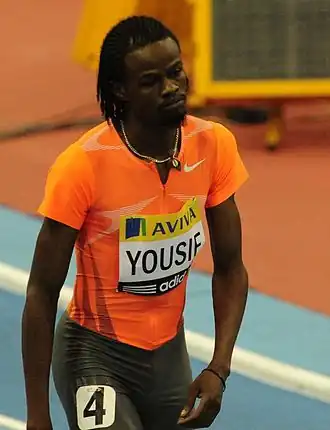 Rabah Yousif kam auf den sechsten Platz