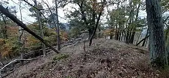 Auslaufendes Gipfelplateau im Westen