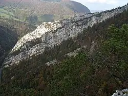 Gorges de Moutier mit Raimeuxgrat
