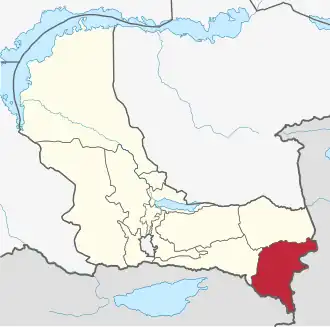 Lage im Oblys Almaty