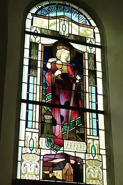 Fenster mit der Darstellung der heiligen Barbara