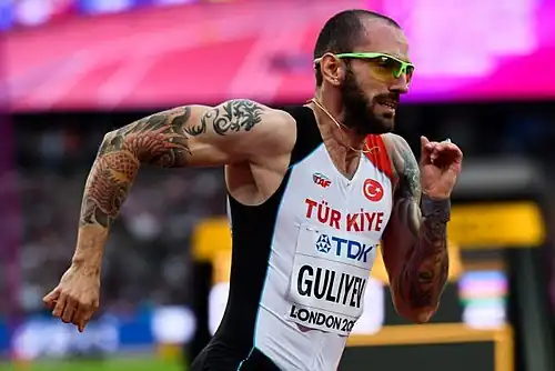 Ramil Guliyev kam auf den sechsten Platz – am folgenden Tag Vizeeuropameister über 200 Meter