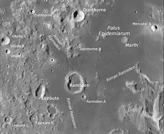 Ramsden und Umgebung (LROC-WAC)