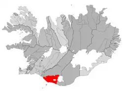 Lage von Rangárþing eystra
