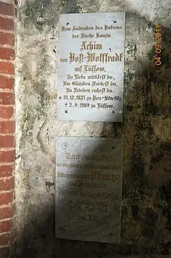 Gedenkplatten Kirchpatrone